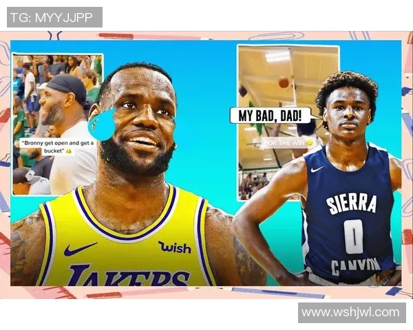 詹姆斯父子同台倒计时布朗尼正式宣布参加NBA选秀引发关注